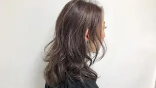 ミディアム カラー ウエモト タク ショート/レイヤーのヘアスタイル