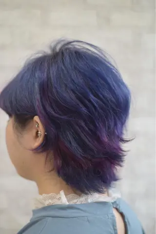 ショート カラー ハイトーンカラー RYUのヘアスタイル