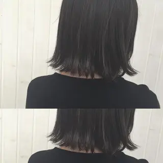 ショート ミディアム カラー 前髪顔周り✂️店長 ❤️アマミヤ❤️のヘアスタイル