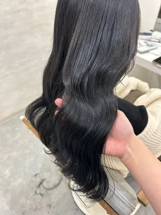 ロング カラー ヘアアレンジ 髪質改善&艶感カラー 🪄岡井美結のヘアスタイル