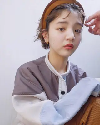 ショート カラー 渋谷/韓国風 西原直樹のヘアスタイル