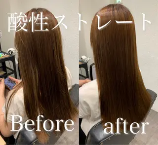 セミロング 【酸性ストレート】 宮下和明のヘアスタイル