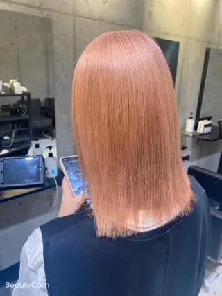 カラー 透明感/韓国風 🤍moeka🤍のヘアスタイル