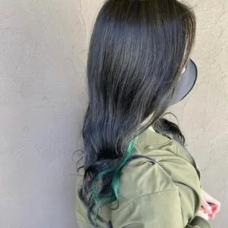 セミロング カラー 🦉静かに過ごしたい 方、個室席🦉タナカのヘアスタイル