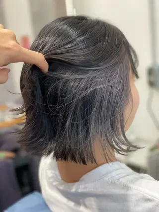 ミディアム カラー Snaly カラー特化ページのヘアスタイル