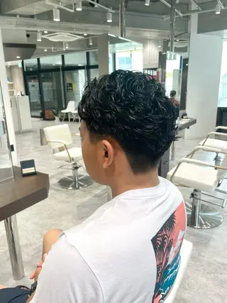 メンズ ☔️縮毛矯正特化☔️ 竹口はるかのヘアスタイル
