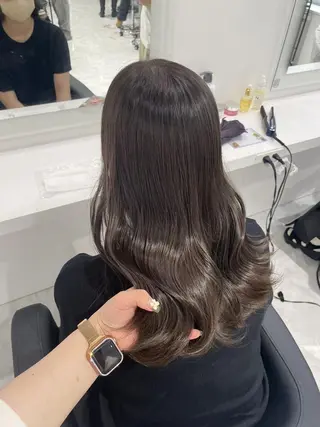 カラー 大人っぽ韓国ヘア 艶髪🤍yuma🤍のヘアスタイル