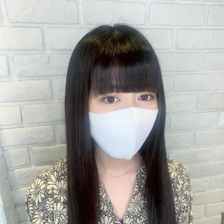 ロング カラー パーマ ヘアアレンジ 髪質改善/縮毛矯正 艶カラー/珠聡のヘアスタイル