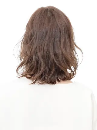 ミディアム カラー パーマ ショート/ボブ オオタダイスケのヘアスタイル