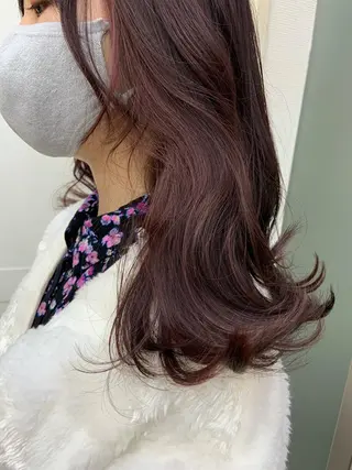 セミロング カラー 前髪顔周り✂️店長 ❤️アマミヤ❤️のヘアスタイル