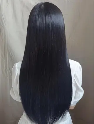 ロング 盛れる顔まわり🎀 縮毛矯正💐羽村勇樹のヘアスタイル