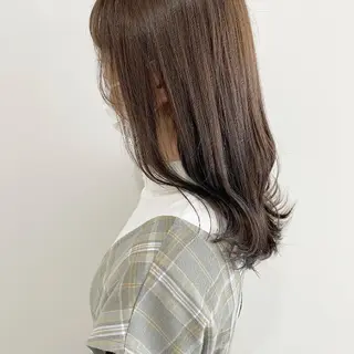 ミディアム カラー お洒落パーマ/ 艶カラー/michiのヘアスタイル