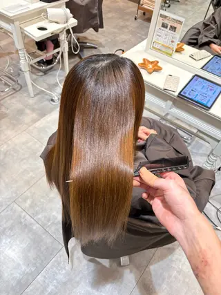 ロング 髪質改善 田中大貴のヘアスタイル