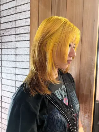 セミロング カラー モテ艶カラー/ KaRin👼🏻のヘアスタイル