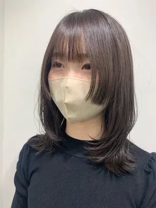 ミディアム Rina🪄 韓国風レイヤーcutのヘアスタイル