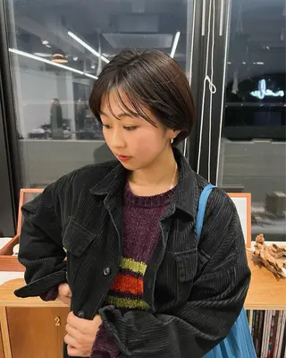 ショート ケアブリーチ/ ハイトーン/牧野のヘアスタイル