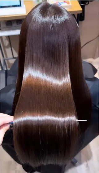 ロング 髪質改善＆トリートメント　over hair姫路店所属・over hair. 牧野トキのヘアスタイル
