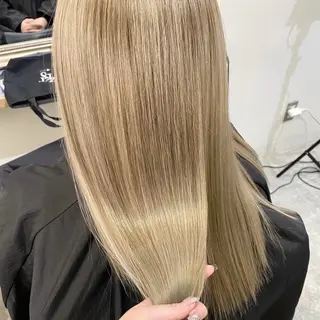 ロング フェザーパーマ🌙 毛流れ yuzukiのヘアスタイル