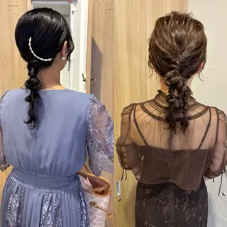 セミロング LOREN＋透明感 オリーブhirokoのヘアスタイル