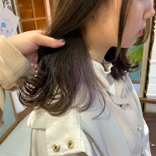 セミロング 👑満足度1000% 重村 春奈👑のヘアスタイル