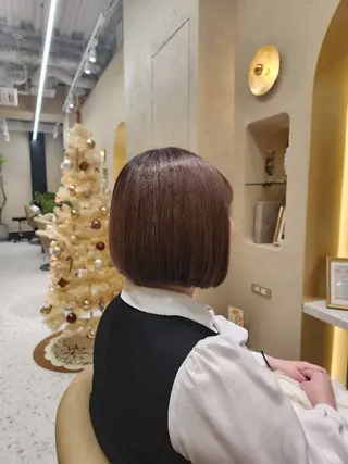 ショート あかね☆ヘアアレンジ /ボブ/縮毛矯正のヘアスタイル