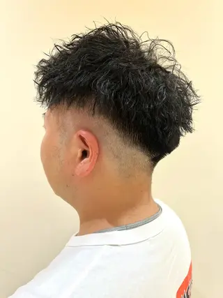 ショート パーマ メンズ メンズパーマ特化 外山 健太のヘアスタイル