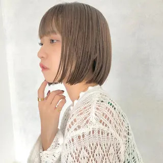 ショート カラー 🎗️mellow 神戸三宮 髪質改善のヘアスタイル