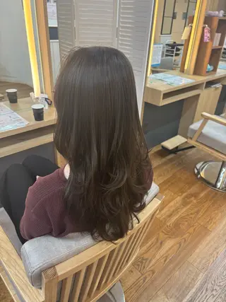 ロング 韓国ヘア sasugaのヘアスタイル
