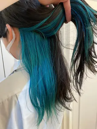 セミロング カラー ✨シルクストレート✨ 美髪髪質改善Yukiのヘアスタイル