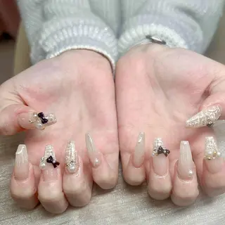 ネイル ゴテゴテネイル JRのネイルデザイン