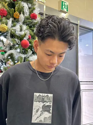 パーマ メンズ 骨格矯正/理論パーマ /悩み改善/yuyaのヘアスタイル