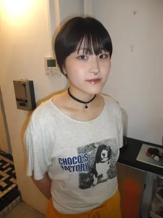 ショート 楪所属・チヒロ/パーマ /ショートのヘアスタイル