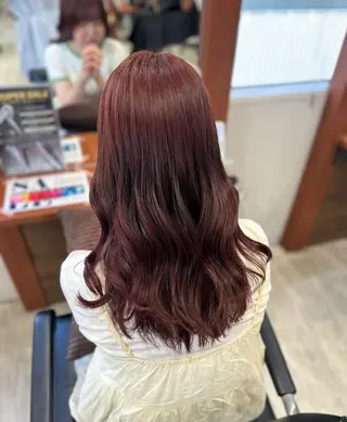 セミロング MOURI CHISATOのヘアスタイル