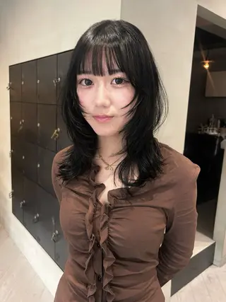 ミディアム kyoka/レイヤー /ハッシュカットのヘアスタイル