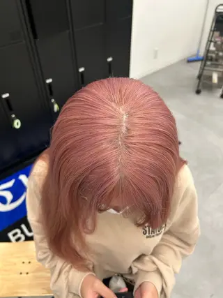 セミロング 堺東Ripper "muaのヘアスタイル