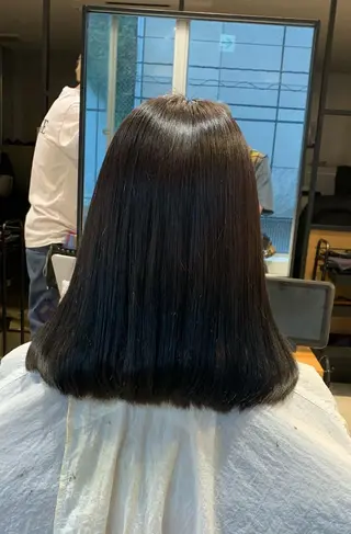 ミディアム 🌿earth亀有店 【緑髪のノブ】🌿のヘアスタイル