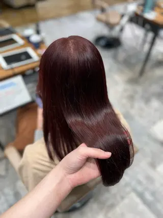 セミロング カラー AFLOAT RUVUA Smart Salon所属・韓国ヘア🎀/艶髪✨ /めぐみ/新宿のヘアスタイル