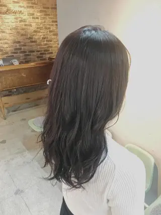 ロング カラー パーマ 代表 中島貴志のヘアスタイル