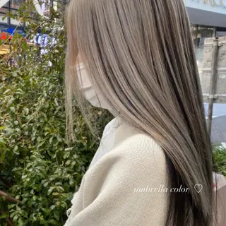 ロング 韓国レイヤー/透明感 カラー🦋mioのヘアスタイル