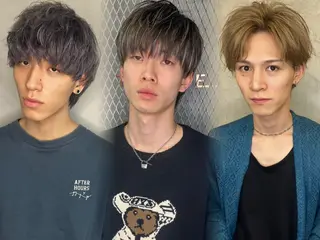 ショート カラー メンズ センターパート メンズカット町田佑人のヘアスタイル