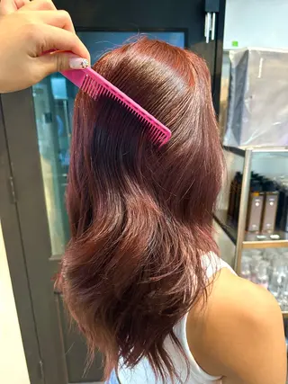 セミロング Hana ハイトーン🕯🩰のヘアスタイル