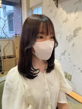 セミロング Kahuli hair Ulu所属・Ulu RITSUのヘアスタイル