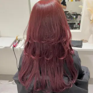 ロング カラー MOE🐈‍⬛🎀 エクステ/ワンホンのヘアスタイル