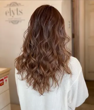 セミロング 🔗透明感カラー🔗 エクステ✂️はるちかのヘアスタイル