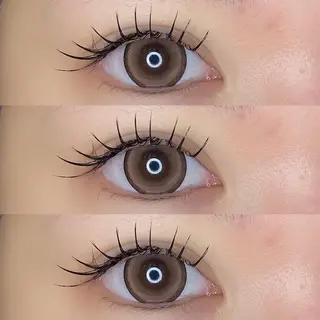 マツエク・マツパ 肌に馴染むハイトーン /ミルクティーカラーのヘアスタイル