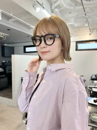 ショート カラー 大人レイヤー/美髪 縮毛矯正taigaのヘアスタイル