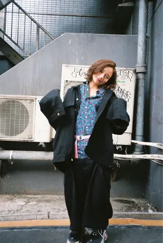 ミディアム カラー 丸山 晶平のヘアスタイル