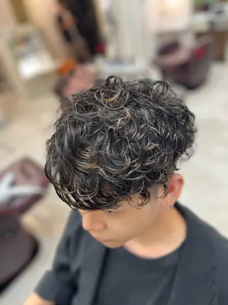 パーマ メンズ 長尾 泉幹のヘアスタイル