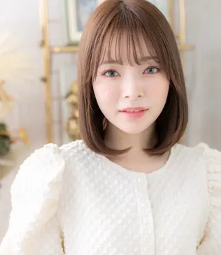 ミディアム カラー 艶髪カラー🤍ྀི 強矢　美紗希🩷ྀིのヘアスタイル