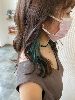 ロング N°rico川喜田 里衣のヘアスタイル